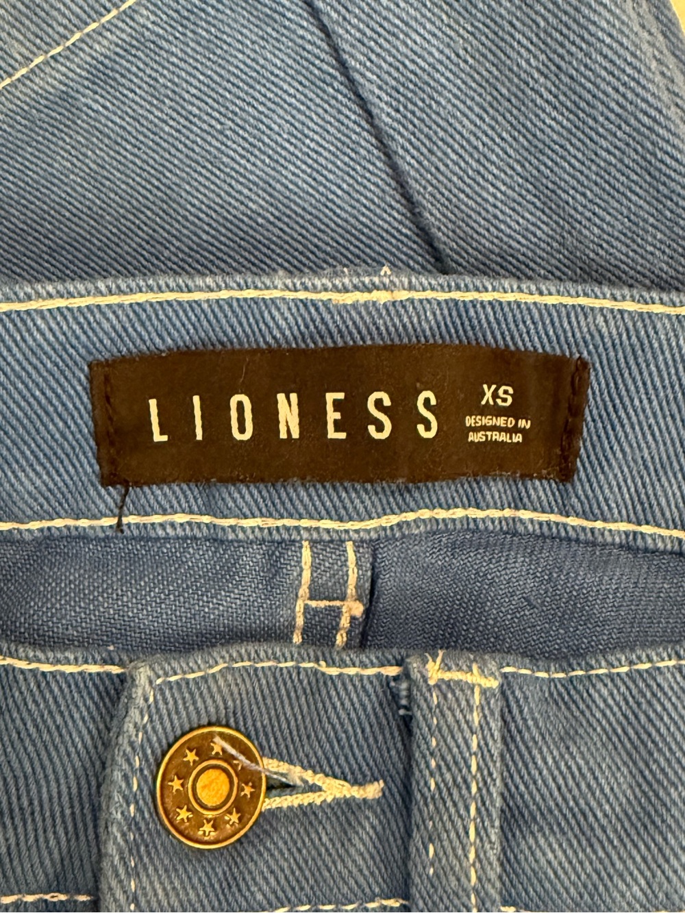 Lioness Blue Cargo Utility Pants - Picture 4 of 4